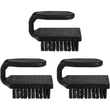 【PP】 3-pak antistatisk rengøringsbørste U-håndtag 20x32mm PV-plast ledende børste antistatisk ESD-børste til rengøring af tastatur