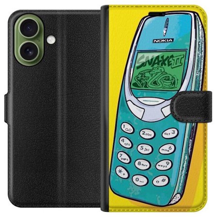 Kompatibelt Plånboksfodral till Apple Apple iPhone 17 Nokia 3310, Snake 2