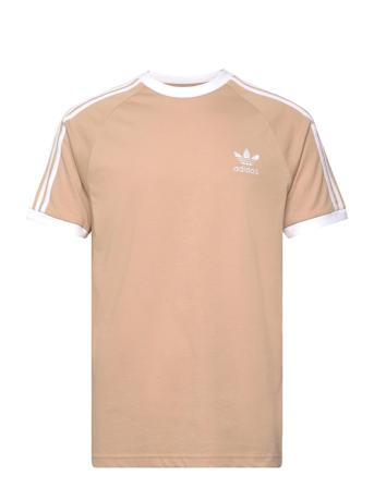 Adicolor Classics 3-Stripes T-Shirt Sport Men Men Sports Clothes Sport Tops Sport T-shirts Cream Adidas Originals