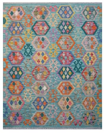 Mały Kilim Afgan Old Style Dywan 152X196 Wełna