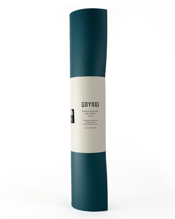GOYOGI Practice Strong Mat 6 mm Dark Green, Sport & Velvære, Yogaudstyr, Yogamåtter