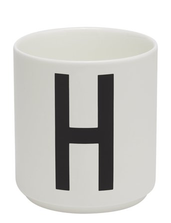 Design Letters | Porcelain Cup A-Z, Æ, Ø | 25 CL