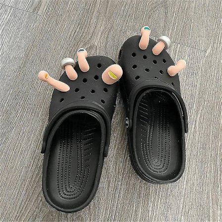 Sko Tå Charms Clog Dekoration, Crocs Tilbehør Unormalt-formede Tå Sko Dekoration Charms Til Gag Sjove Gaver