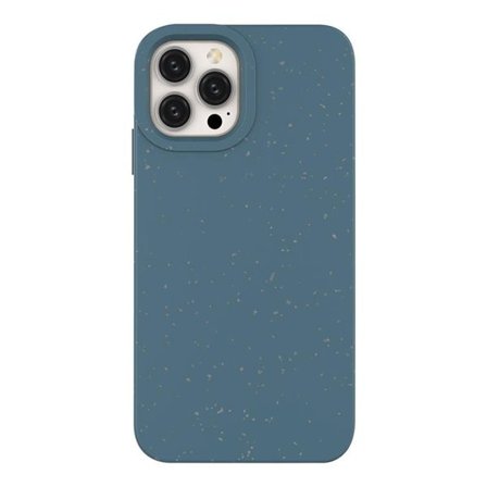 Eco Case etui til iPhone 14 Plus nedbrydeligt silikone cover marineblå