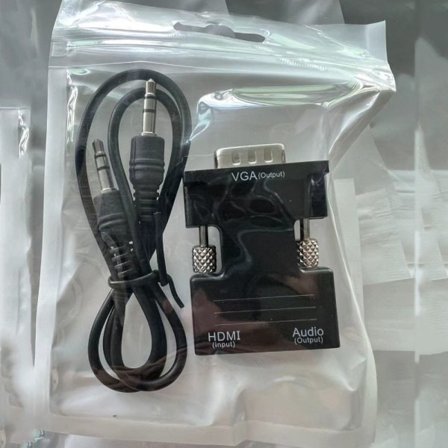 HDMI till VGA-kabel Ljudadapter HDMI-kompatibel omvandlare