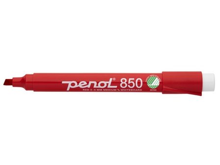 PENOL Whiteboardpenna 850 sned röd - Lyreco - Kontorsmaterial - Pennor - Whiteboardpennor - Skuren spets