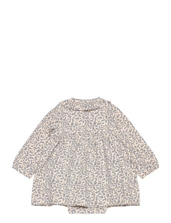 Body Dress Ls Beige En Fant