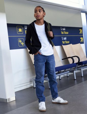 name it Nkmnesweat Card W Hood Unb Noos - Black - 98