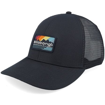 Billabong - Preto trucker Boné - Adiv Range Black Trucker @ Hatstore