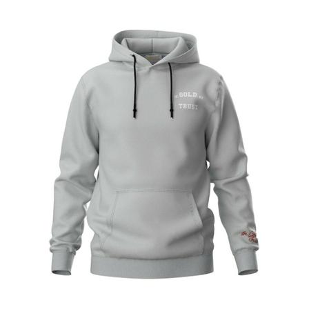 In Gold We Trust Hoodie , Grijs , Heren , Maat: XS