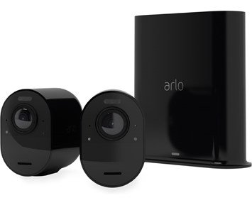 Arlo-Ultra 2 spotlight camera - 2-pack Svart - B-vare-To trådløse overvåkingskameraer med 4K-Smart home-Ukategoriserte produkter