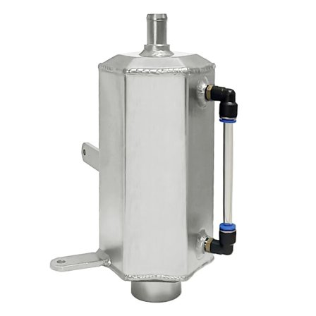 Universal Aluminium Overløbskølevæske Radiator Overløbstank Reservoir Køleradiator Vandopsamlingsbeholder Motorolietank Brændstoftank