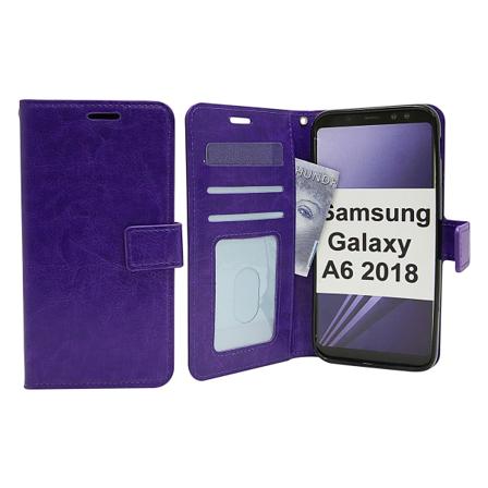 Crazy Horse Wallet Samsung Galaxy A6 2018 (a600fn/ds) Lila