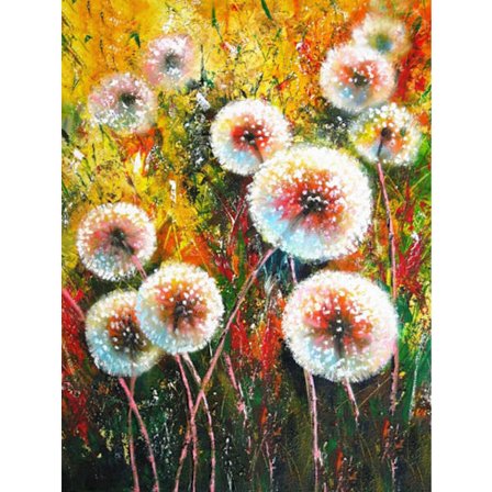 30x40cm 5D DIY timanttimaalaus täydellinen, sarja Pissenlit#A, DIY Diamon