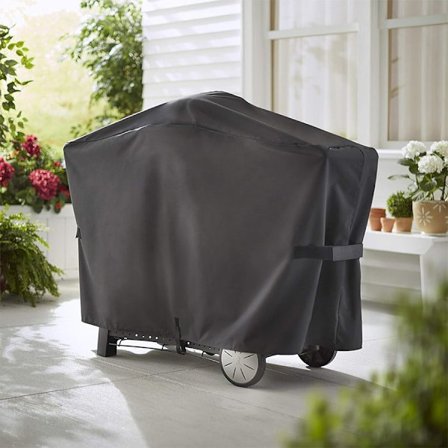 Grillovertræk i oxfordstof - større model til Weber Q3000 og Q2