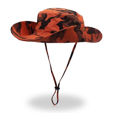 Fiskehat Sommer Strand Solhatte ORANGE