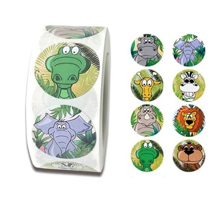 500st stickers klistermärken - Djur motiv - Cartoon