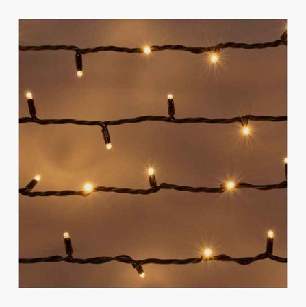 Ljusslinga 200 LED varmvit 21 5 m svart utbyggbar