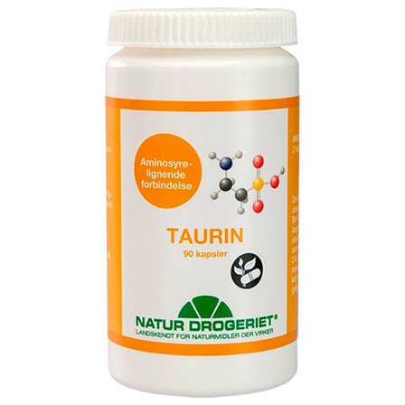 Natur Drogeriet Taurin 90 kaps., Helse & Madvarer, Protein & Energi, Aminosyre