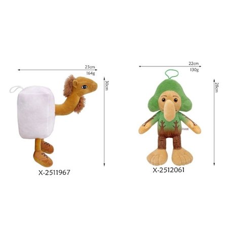 Ny italiensk Brainrot Plysch Tung Tung Tung Sahur Tralalelo Tralala stoppad kudde Shimpanzini Bananini Plyschleksak för barnpresenter