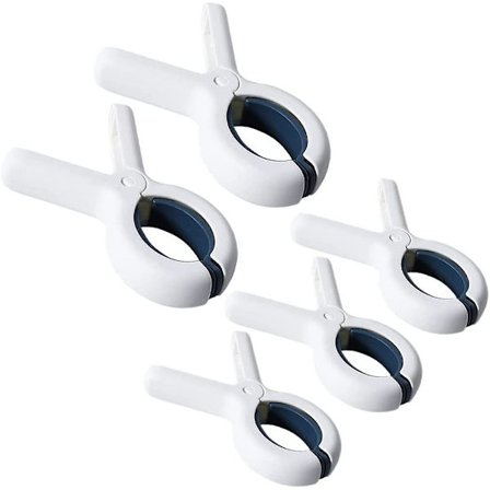 6 stk. kraftige klemmer til tøj, sommer, vindafvisende, plastikklemmer, store klemmer til tøj, tilbehør til dyner, bamser, strandhåndklæder, tøj