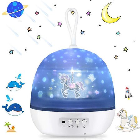 Starry Sky Projector, Night Light Lamp 4 In 1 Led Star Projector Light