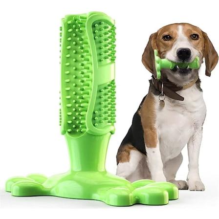 Hunde tyggeleker Hundetannbørste Tenner Rengjøring Leker Hund Kjæledyr Tannbørster Børstepinne/D/Medium