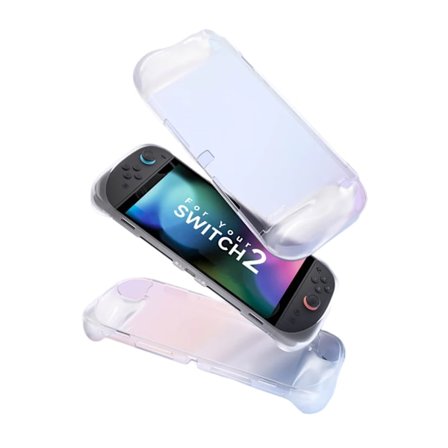 TPU-skyddsfodral Transparent överlägg JSAUX för Nintendo Switch 2-konsol