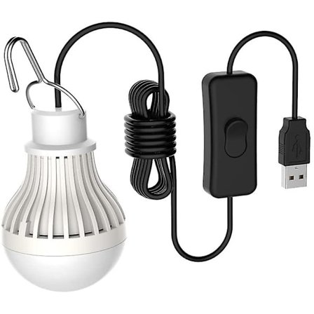 5w Bærbar USB LED Campinglampe Teltlampe Ideel Til Vandreture Fiskeri Camping