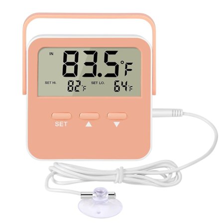 Digital kylskåp frys termometer - Hög låg temperatur larm (extra sensor)