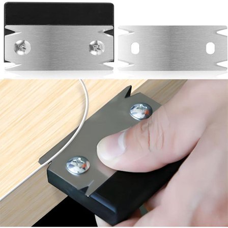 Finértrimmer (inkluderer 1 ekstra klinge) - Træbearbejdningsværktøj - Håndhøvl - Kantbåndsskraber