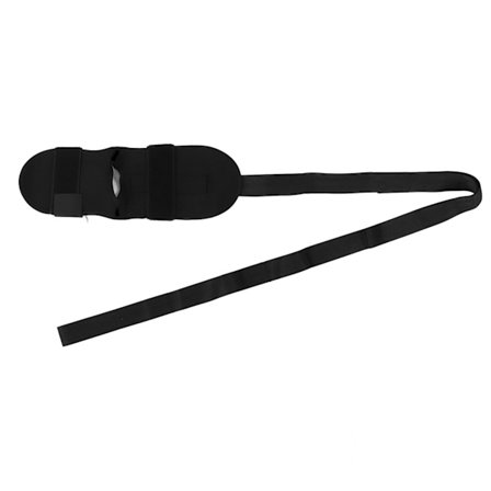 Yoga Hamstring Stretch Strap Sort Fleksibilitet Danse Træningsbælte