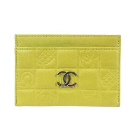 Chanel Vintage, Pre-owned Leather wallets Geel, Dames, Maat:ONE Size,leer
