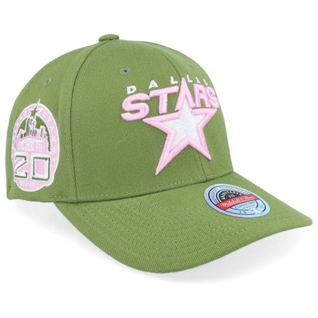 Mitchell & Ness - NHL Vert adjustable Casquette - Hatstore Exclusive x Dallas Stars Classic Red Green/Pink Adjustable @ Hatstore