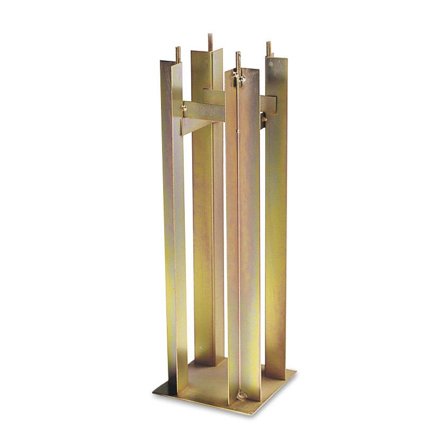 Konstsmide Draco Jordmontering 50 cm, galvaniseret, Belysning