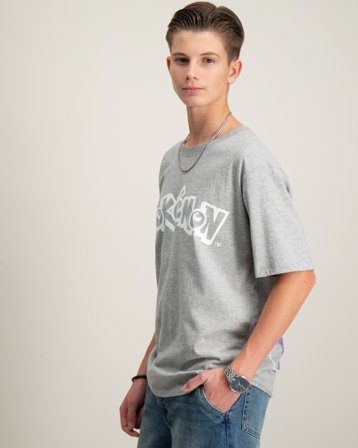 LMTD NLMSARIF POKEMON SS L TOP SKY Grå T-skjorter Gutt - Kids Brand Store