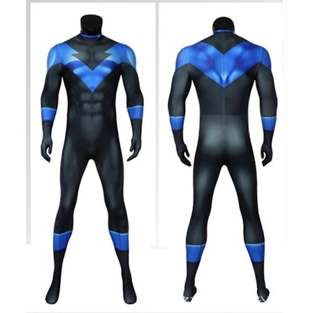 Elokuvan Tarkka Batman Punahuppu Nightwing Cosplay Puku Body Superhero