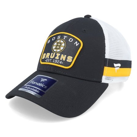 Fanatics - NHL Preto trucker Boné - Boston Bruins Structured Black/Yellow Gold Trucker @ Hatstore