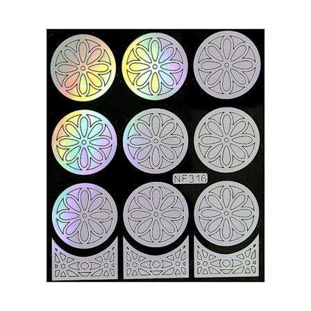 Negledekoration - Skabelon til maling - NF316 Holo