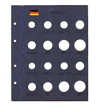 Møntblade 1 pf til 5 DM