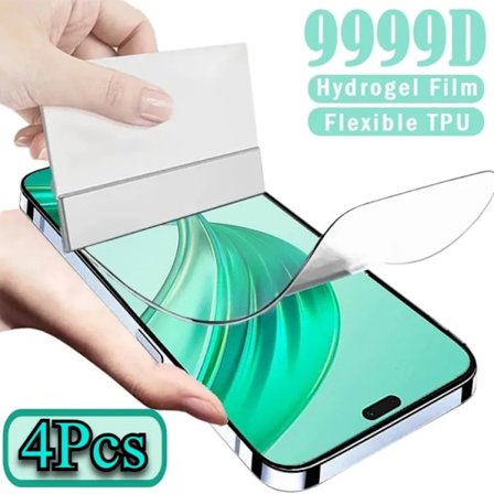 4 st Full Cover Hydrogel-film för Honor X8c X7c X6b X9c Vattengel Skyddsfilm för Honor GT 400 300 200 Lite Mjuk Film