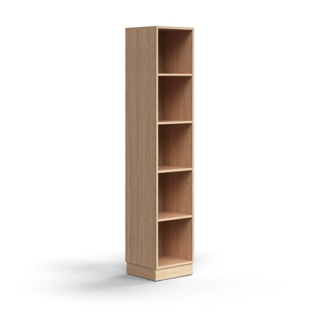 Bücherregal QBUS, 2025 x 400 x 400 mm, Eiche