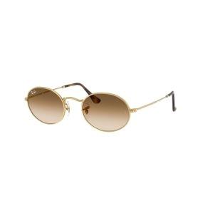Ray-Ban Oval -Aurinkolasit - Gold Oval - Ray-Ban RB3547 001/51 5121