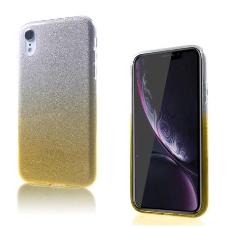 iPhone Xr hybrid etui med gradientfarve - Guld Gold