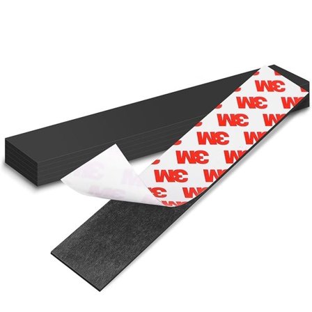 Selvklebende magnetisk plate 100x20mm 50-pk