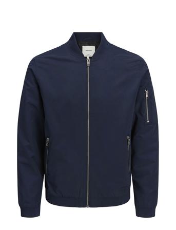 Jjerush Bomber Noos Bomberjakke Jakke Marineblå Jack & J S*Betinget Tilbud