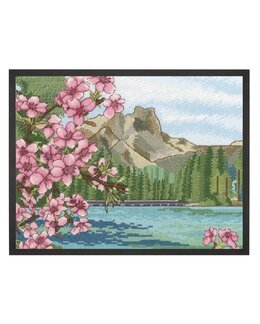 Broderikit Billlede Mountain lake - RTO