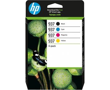 937 4-pack - HP 937 BK/C/M/Y bläckpatron 4-pack
