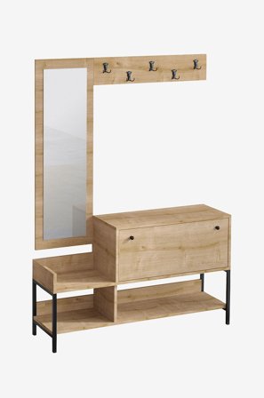 Hanah Home - Entremøbel Nonso - Brun - Entrémøbler - Fra Homeroom