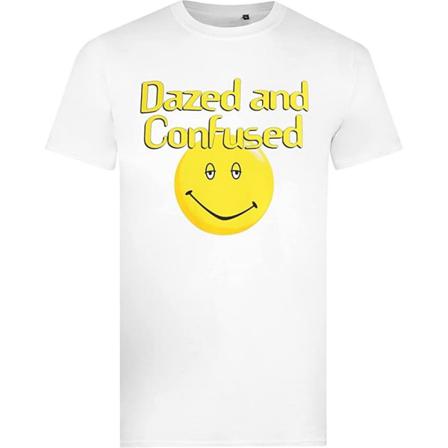 Omtumlad Och Förvirrad Emoji T-shirt För Män Xl Vit